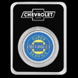 Chevrolet Service Neon Sign 1 oz Colorized Silver (in TEP)