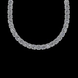 2.82 Ctw VS/SI1 Diamond 14K White Gold Necklace (ALL DIAMOND ARE LAB GROWN