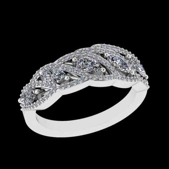 0.94 CtwVS/SI1 Diamond 10k white Gold Engagement Ring
