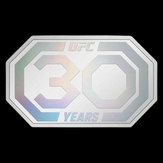 Collectable Silver 2023 Niue 1 oz Silver $2 UFC 30th Anniversary