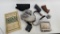 pistol grips-holster-compass-coasters-naval book-