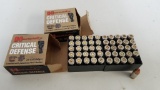 25 rns box hornady critical defense 9mm ammo