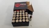 25 rnd box hornady tap fpb 9mm ammo