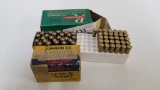 1 box western super x 22 hornet & box brass