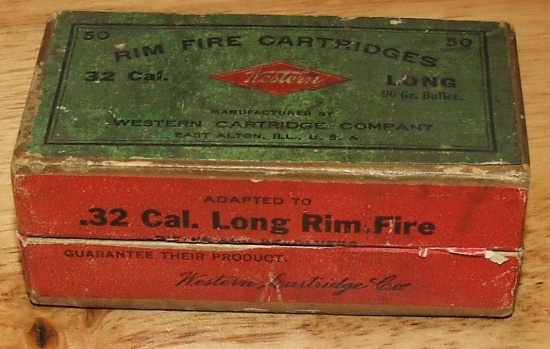 Western Cartridge Co.  32 RF Long