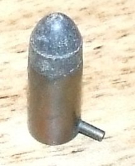 30 cal pin fire,  lead bullet