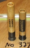 2 Shotgun dummy rounds,