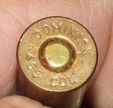 1-455 Colt, Dominion head stamp,