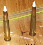 2 British 303 dummy rounds, BPD 952 head stamp