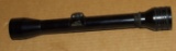 Redfield  4X, 1 inch tube scope.