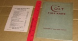 Colt 1937 Catalog & 1937 Price Sheet,  Original