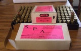2-50 round boxes  SPA 45 ACP,  185 grain JHP
