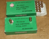 2 - 50rnd boxes Norinco  9X18 Makarov
