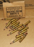 34 rounds USGI 5.56 tracer, LC 1970's production.