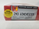 Hornady 243 Winchester 2 die set full length