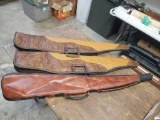 3 padded rifle cases
