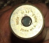 US 20 mm Mark 5 Mod 0 Dummy round