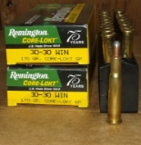 2 boxes Remington  30-30 170 grain
