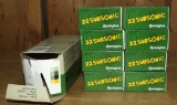 8 - 50 rnd  boxes Remington 22 lr HP Sub Sonic
