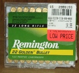 Remington Golden Bullet, 22 lr - 100 rnd pack