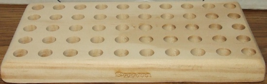 9mm Luger 50 Round  Wood Loading Block