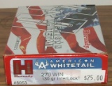 Hornady  American Whitetail, 270 Winchester