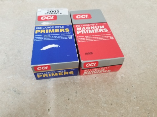 200 CCI large rifle primers