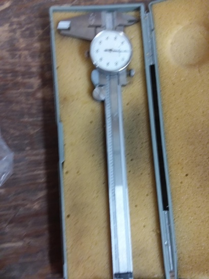 stainless hardened micrometer in case