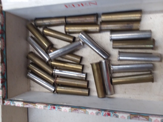 44 brass & nickle plated 45-70 casings
