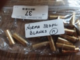 17 Norma 38 spl blanks