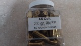 50 rnds Reman. 45 colt 200gr RN/FP