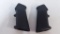 2 sets blk plastic pistol grips