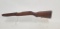 wooden military rifle stock