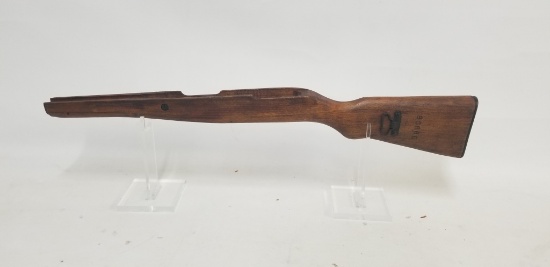 wooden military rifle stock