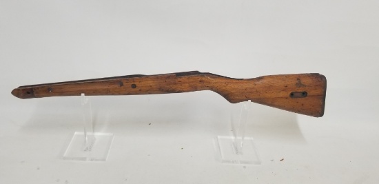 wooden military rifle stock
