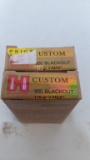 2 - 20 rnd box Hornady 300 Blackout VMAX 110gr