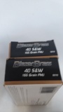 2 - 20 rnd box Blazer Brass 40 S&W 165gr