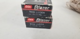 2 - 50rnd boxes CCI Blazer 9mm Luger 115gr FMJ