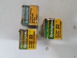 3 - 50rnd boxes Remington HV 22cal ammo