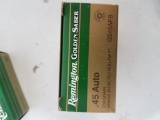 2 - 25 rnd box Remington Golden Saber 45acp