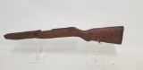 wooden military rifle stock