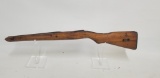 wooden military rifle stock