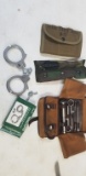 Cleaning kits, parts rolls and handcuffs