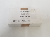20 rnd box 556 ball
