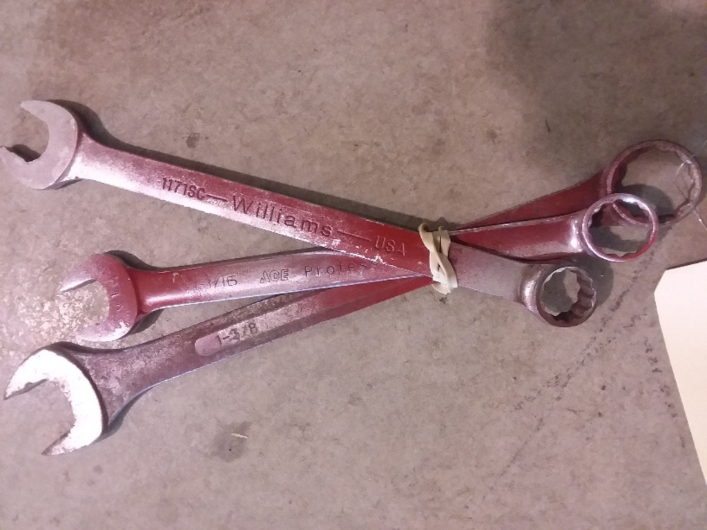 3 Open End Wrenches