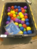 Tote Of Plastic Balls