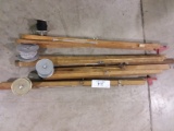 Lot of Ice Fishing Poles