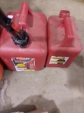 2 Small Red Gas Cans