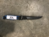 Blue Hunting Knife