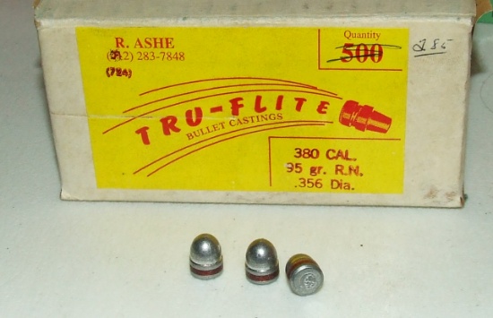 Tru Flight  380 cal 95 gr  170 ct